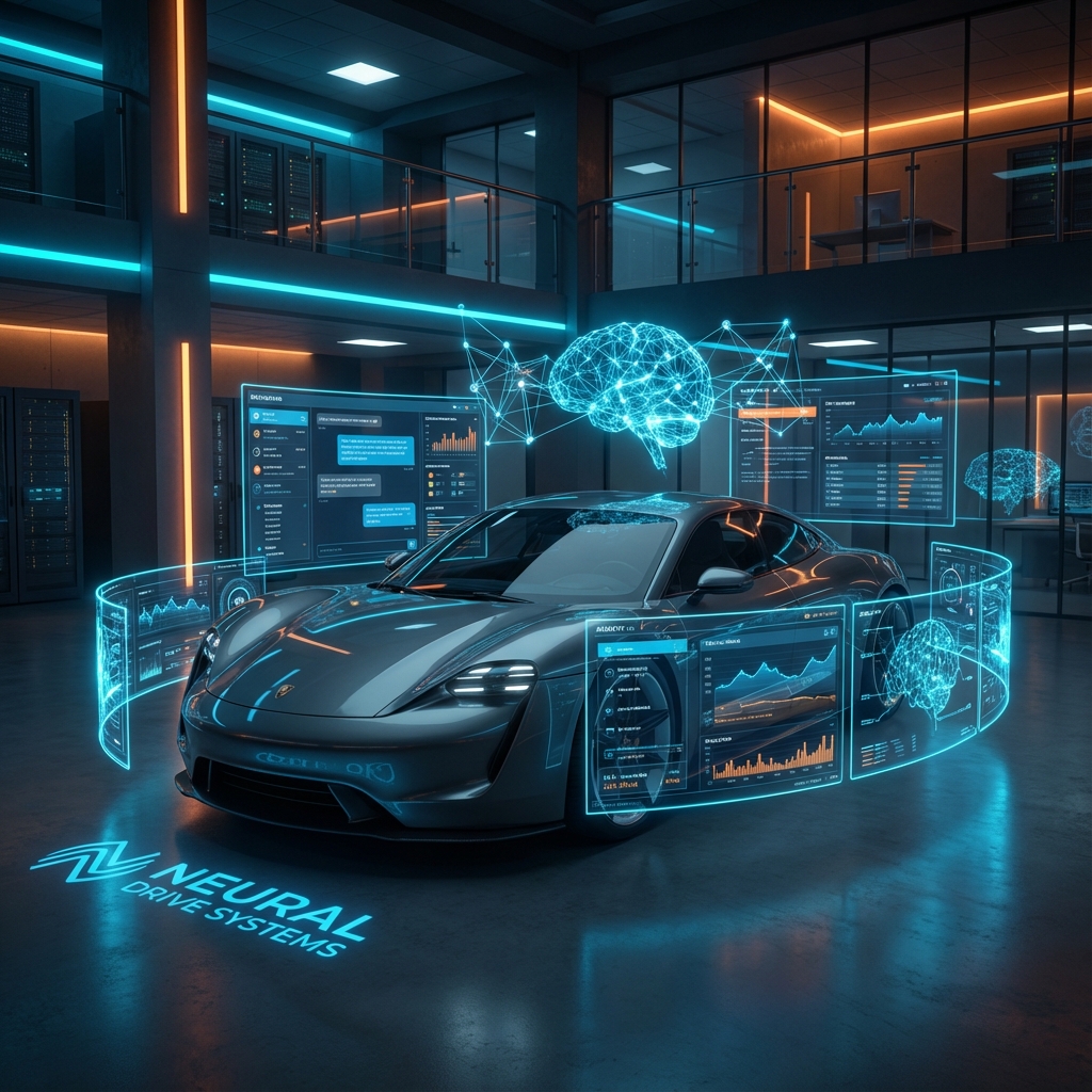 AI汽车科技背景